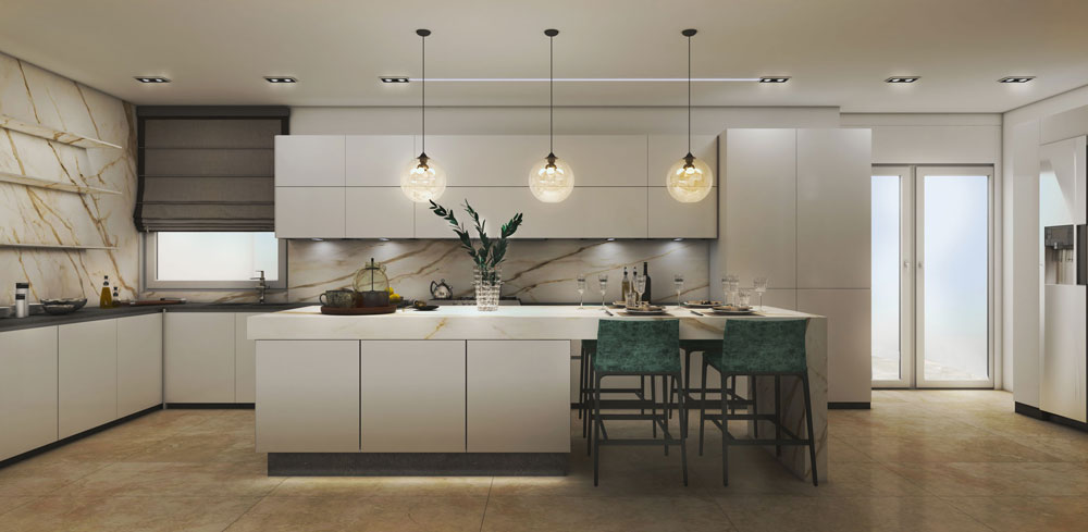 3D Visualisierung Küche interior Design